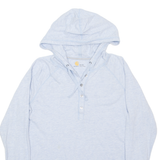 CARHARTT Lightweight Womens Blue Hoodie S