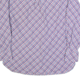 TOMMY HILFIGER Mens Shirt Blue Plaid Long Sleeve L