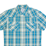 LEVI'S Mens Shirt Blue Check M