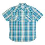 LEVI'S Mens Shirt Blue Check M