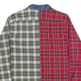 LEVI'S Stretch Mens Shirt Red Plaid Long Sleeve L