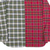 LEVI'S Stretch Mens Shirt Red Plaid Long Sleeve L