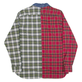LEVI'S Stretch Mens Shirt Red Plaid Long Sleeve L