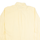 TOMMY HILFIGER Mens Shirt Yellow Pinstripe Long Sleeve L