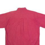 AUSTIN Mens Plain Shirt Red 90s L