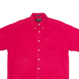 ALEXANDER JULIAN Mens Plain Shirt Red L