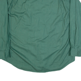 DOCKERS Mens Plain Shirt Green Long Sleeve L