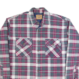 ST JOHNS BAY Mens Lumberjack Shirt Red 90s Plaid Long Sleeve L