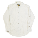 WOOLRICH Mens Plain Shirt White Long Sleeve S