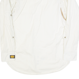 WOOLRICH Mens Plain Shirt White Long Sleeve S