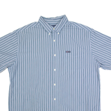 CHAPS Mens Shirt Blue Striped XL