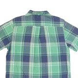 CHAPS Mens Shirt Green Check L