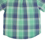 CHAPS Mens Shirt Green Check L