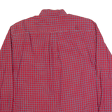 NAUTICA Mens Shirt Red Check Long Sleeve L