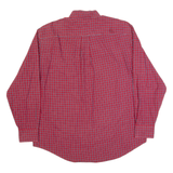 NAUTICA Mens Shirt Red Check Long Sleeve L