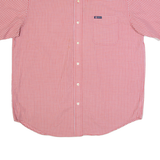 CHAPS Mens Shirt Red Check L