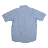 WRANGLER Mens Plain Shirt Blue M