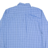 CHAPS Mens Shirt Blue Check Long Sleeve XL