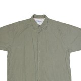WRANGLER Mens Shirt Green Check XL