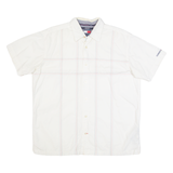 TOMMY JEANS Mens Shirt White Check L