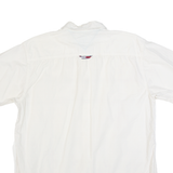 TOMMY JEANS Mens Shirt White Check L