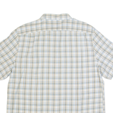 NAUTICA Mens Shirt Cream Check 2XL