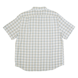 NAUTICA Mens Shirt Cream Check 2XL