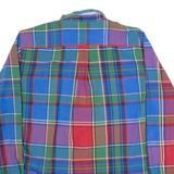 TOMMY HILFIGER Slim Fit Mens Shirt Red Plaid Long Sleeve L