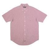 NAUTICA Mens Shirt Red Check L