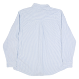 CHAPS Mens Shirt Blue Striped Long Sleeve XL