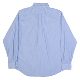 NAUTICA Mens Shirt Blue Pinstripe Long Sleeve L