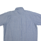 WRANGLER Mens Plain Shirt Blue XL