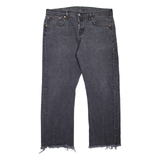 LEVI'S 501 Jeans Mens Grey Regular Straight W38 L27