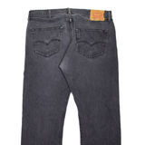 LEVI'S 501 Jeans Mens Grey Regular Straight W38 L27