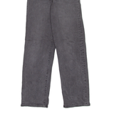 LEVI'S Ribcage Womens Jeans Grey Regular Straight W24 L27