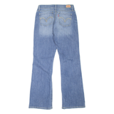 LEVI'S 528 Curvy Cut Womens Jeans Blue Regular Bootcut Stone Wash W28 L31