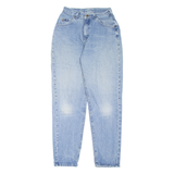 LEE Womens Jeans Blue Regular Mom Stone Wash W24 L30