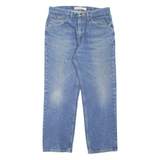 LEE Mens Jeans Blue Regular Straight Stone Wash W34 L29