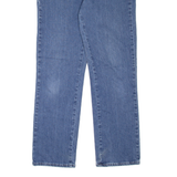 LEE Womens Jeans Blue Relaxed Straight W32 L32