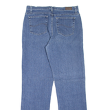 LEE Womens Jeans Blue Relaxed Straight W32 L32