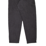 LEE Pleated Womens Jeans Black Regular Mom 90s W28 L29