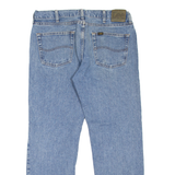LEE Mens Jeans Blue Regular Straight Stone Wash W34 L30