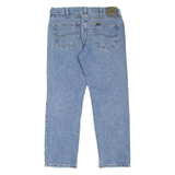 LEE Mens Jeans Blue Regular Straight Stone Wash W34 L30