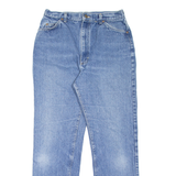 LEE Womens Jeans Blue Regular Mom Stone Wash W28 L30
