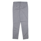 UNITED COLORS OF BENETTON Womens Trousers Grey Slim Straight W28 L28