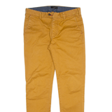 TED BAKER Mens Trousers Beige Slim Straight W30 L31