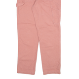 DICKIES Carpenter Womens Trousers Pink Relaxed Straight W27 L29