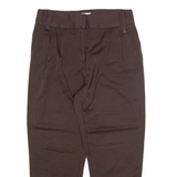 REISS Womens Trousers Brown Relaxed Tapered Wool W30 L24