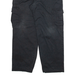 DICKIES Cargo Mens Trousers Black Relaxed Tapered W34 L30