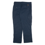 DICKIES Cargo Mens Trousers Blue Regular Straight W34 L30